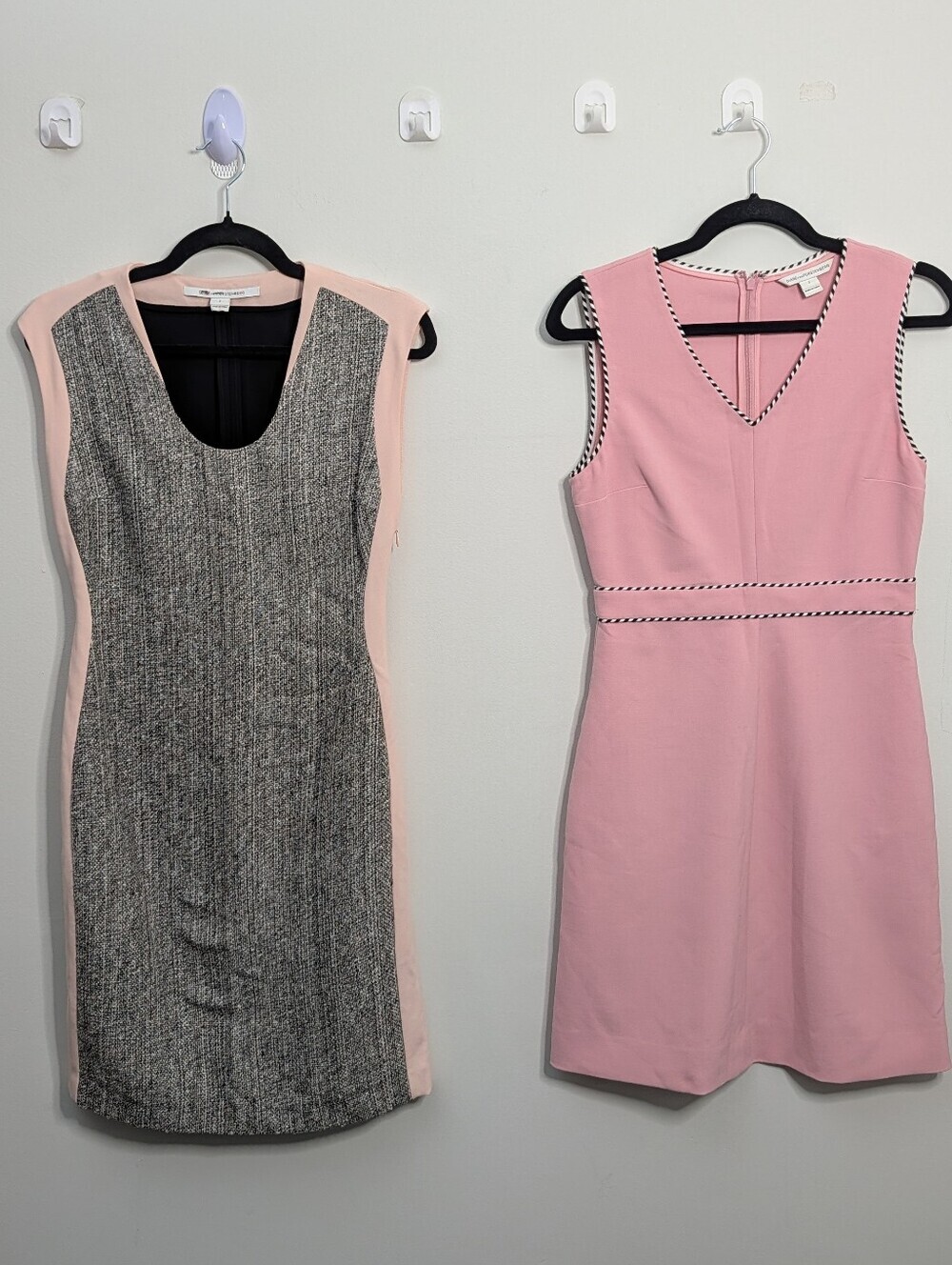 Diane Von Furstenberg DVF Bundle - 2 Dresses Size 2 - Leelou & Katherine Tweed